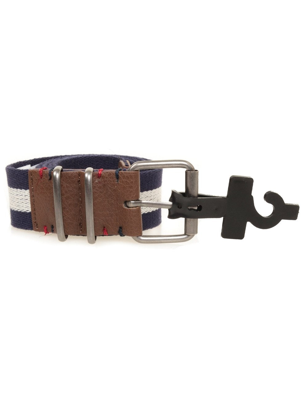 Morris Belt - Navy/Grey