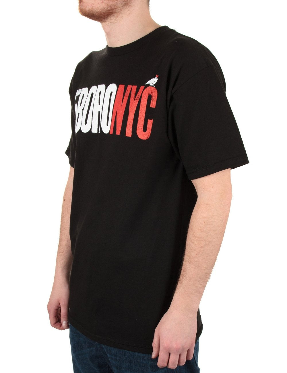 Letterpress Logo T-Shirt - Blk/Red