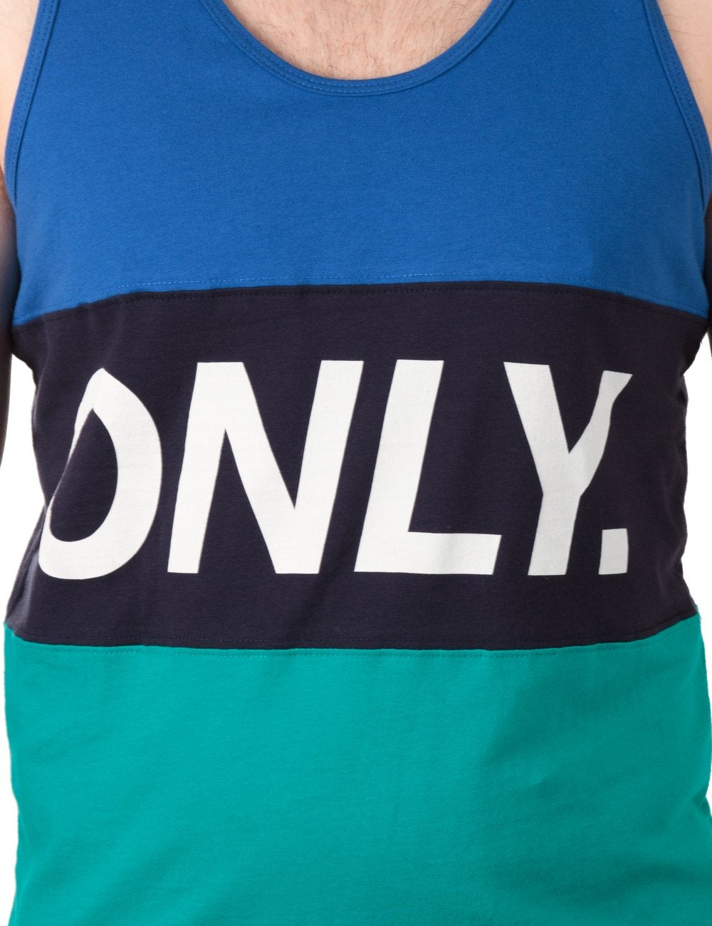Logo Sports Tank - Navy/Green