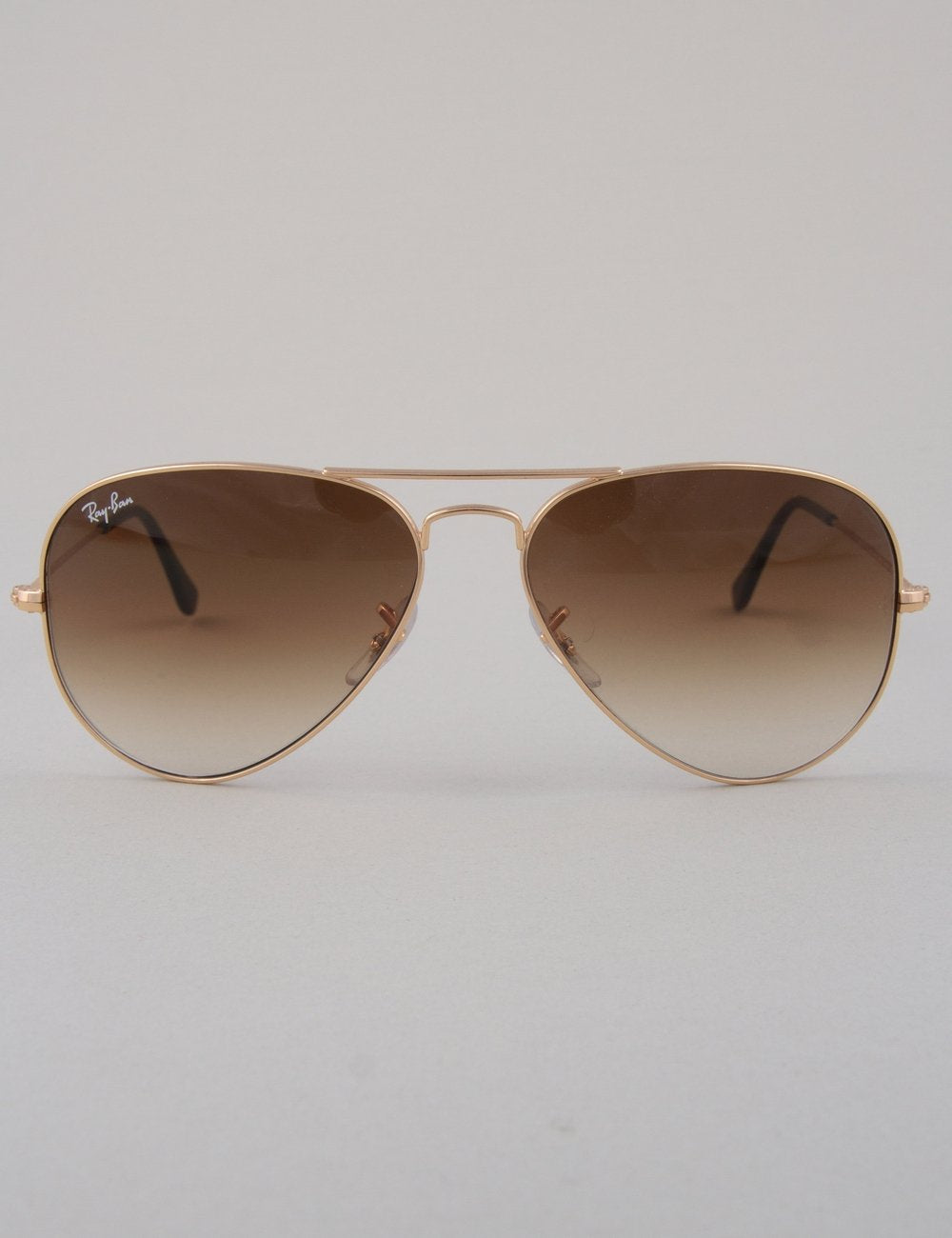 Aviator Sunglasses - Gold // Crystal Brown