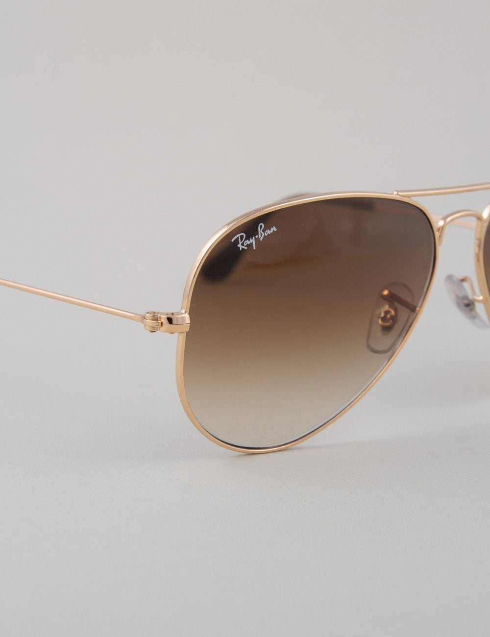 Aviator Sunglasses - Gold // Crystal Brown