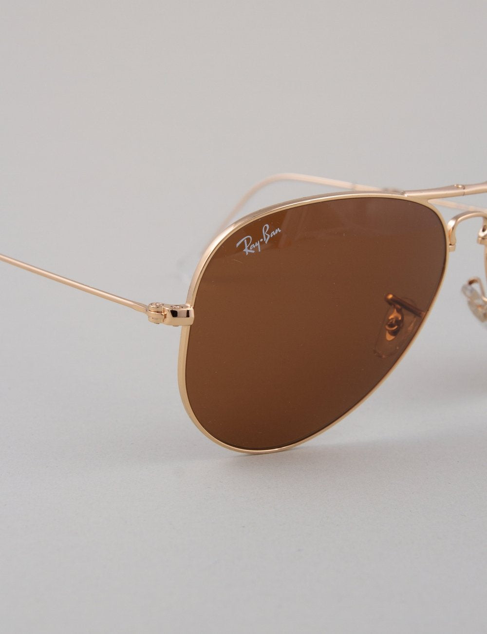 Aviator Folding Sunglasses - Arista // Crystal Brown Gradient
