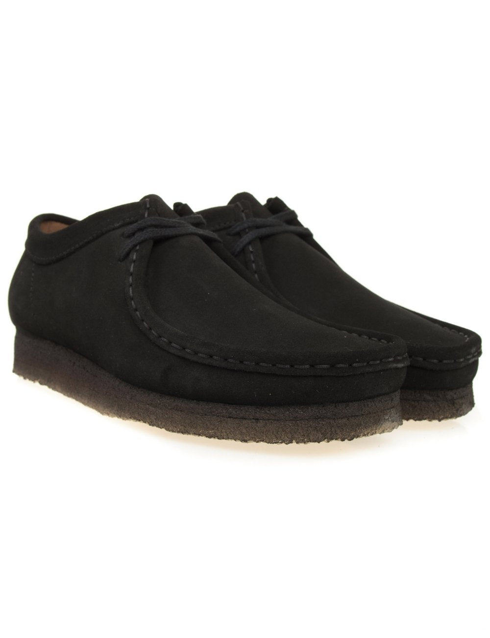 Wallabee Shoe - Black Suede