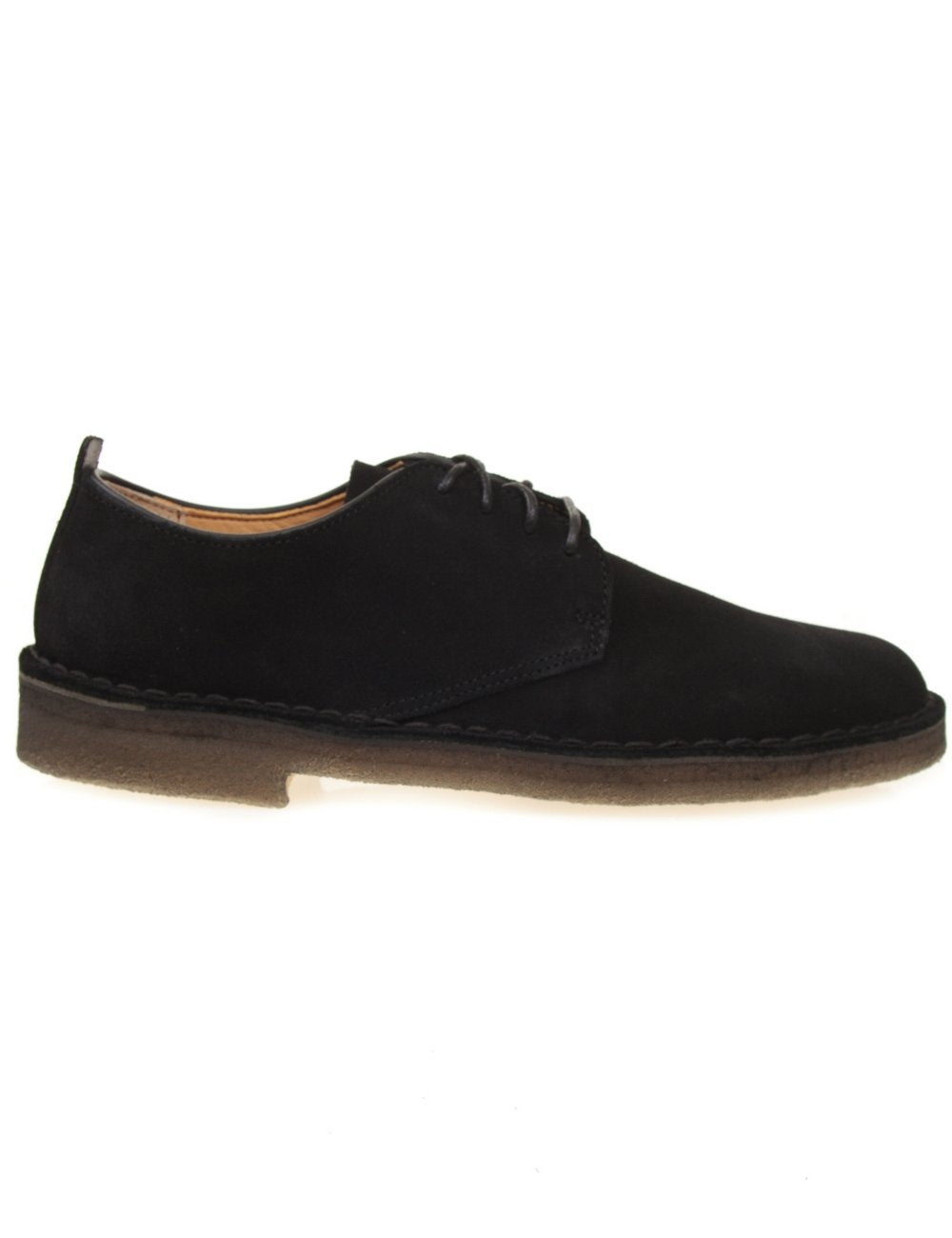 Desert London Shoe - Black Suede
