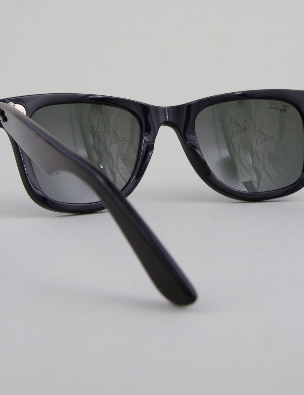 Original Wayfarer Sunglasses - Black // Crystal Green