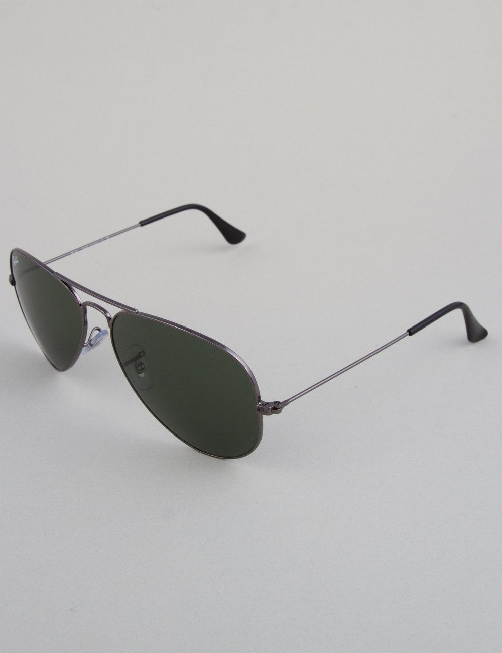Aviator Sunglasses - Gunmetal // Crystal Green