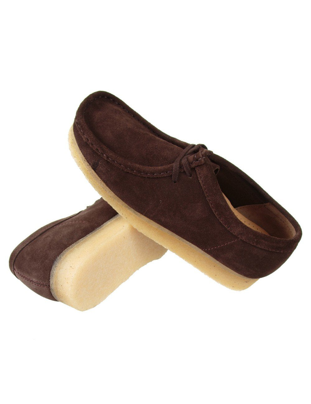 Wallabee Shoes - Dark Brown Suede