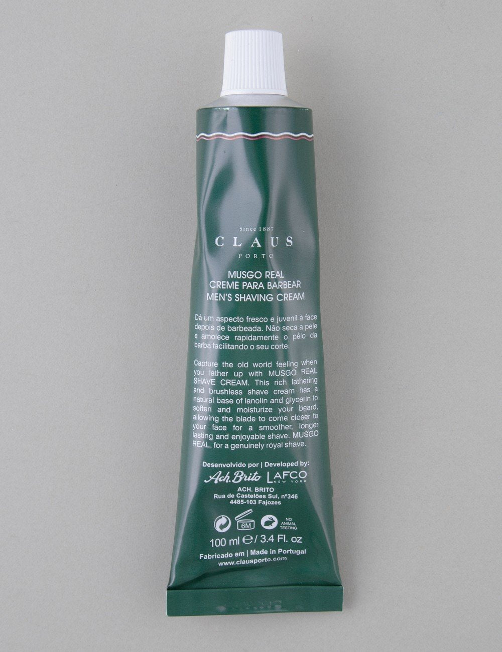 Shaving Cream Tube - Classic Scent (100ml)