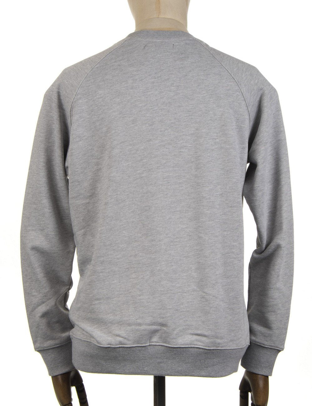 Script Chainstitch Sweatshirt - Heather Grey