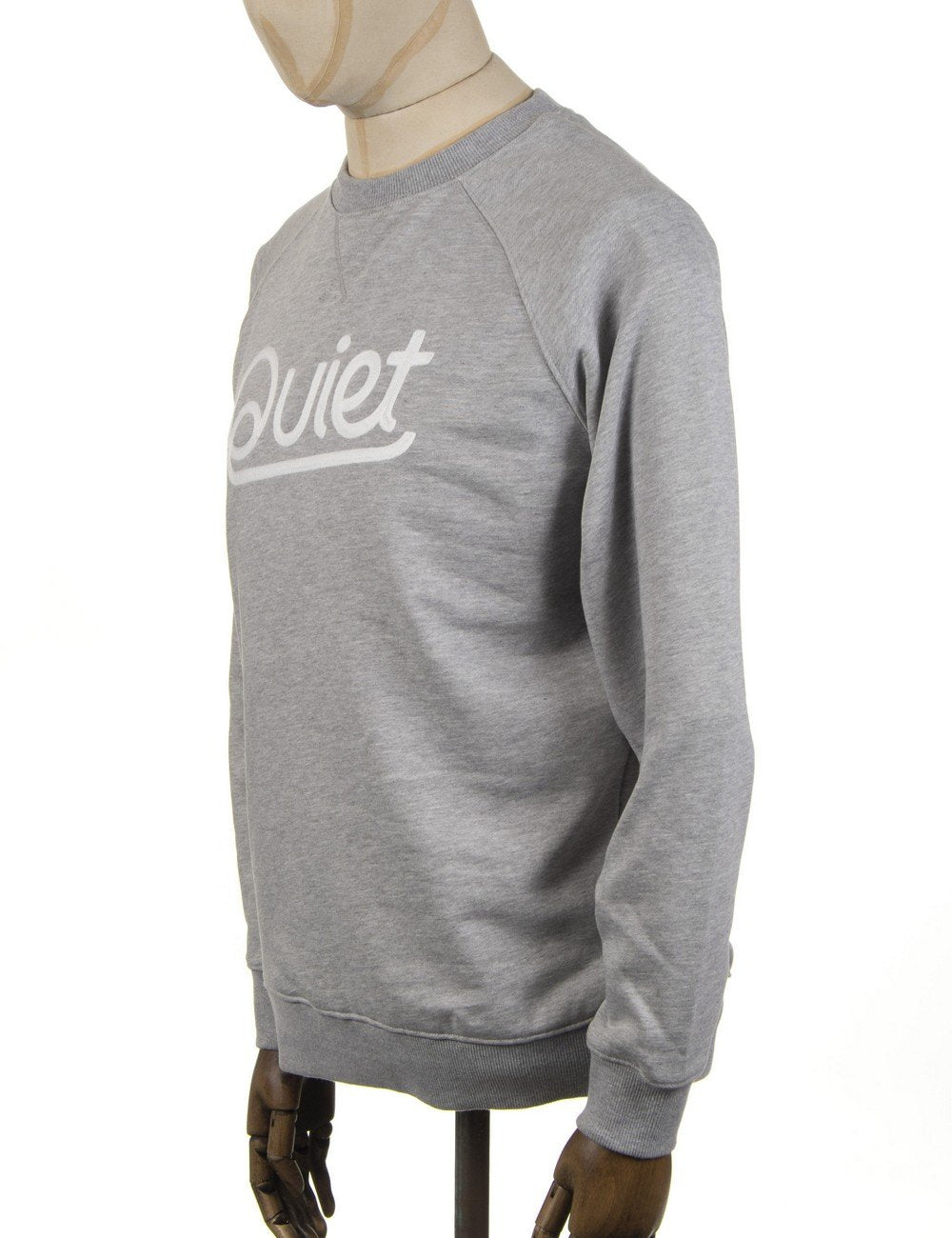 Script Chainstitch Sweatshirt - Heather Grey
