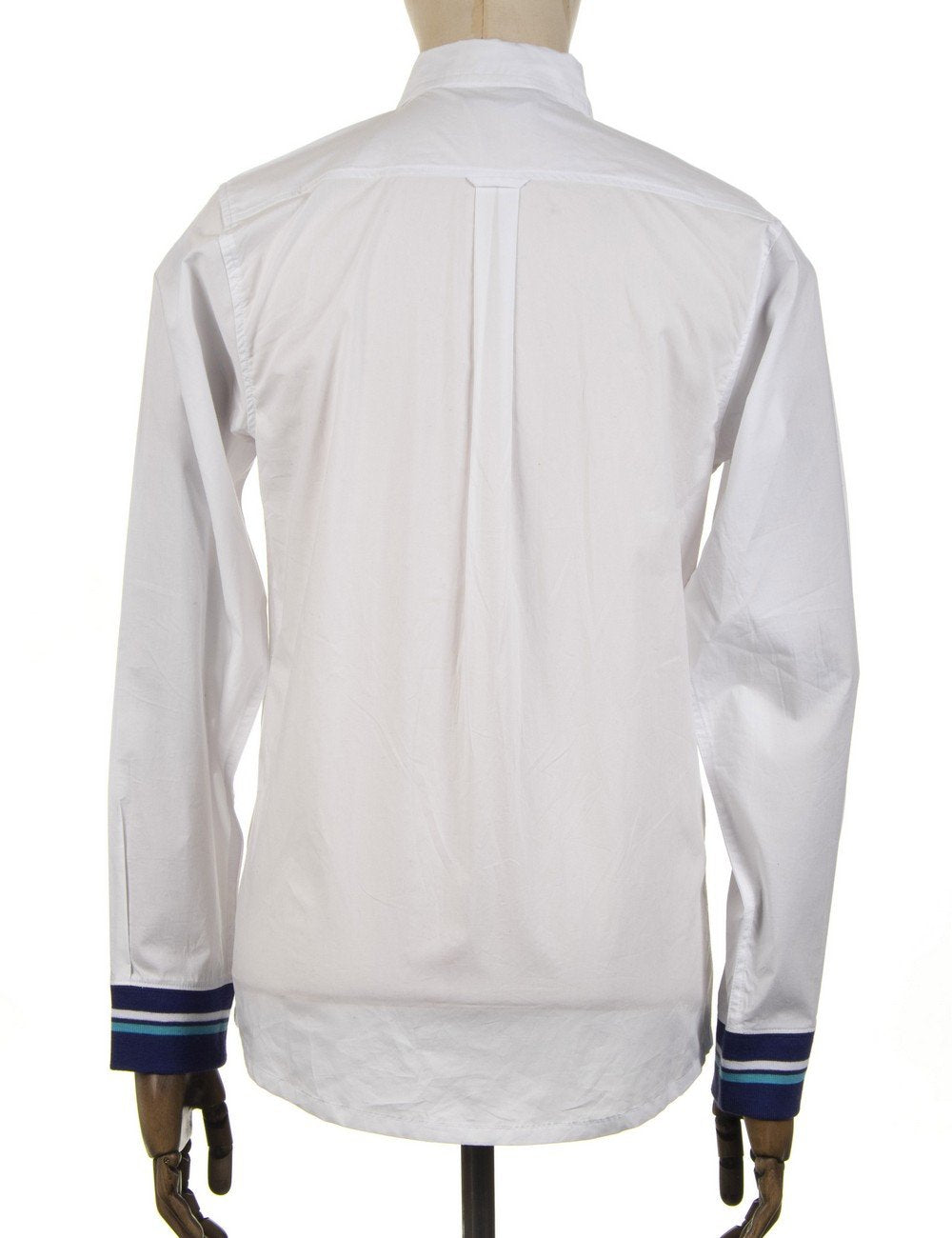 L/S Rib Cuff Shirt - White