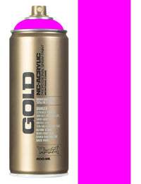 Montana Gold Spray Paint 400ml - Fluorescent Gleaming Pink F4000
