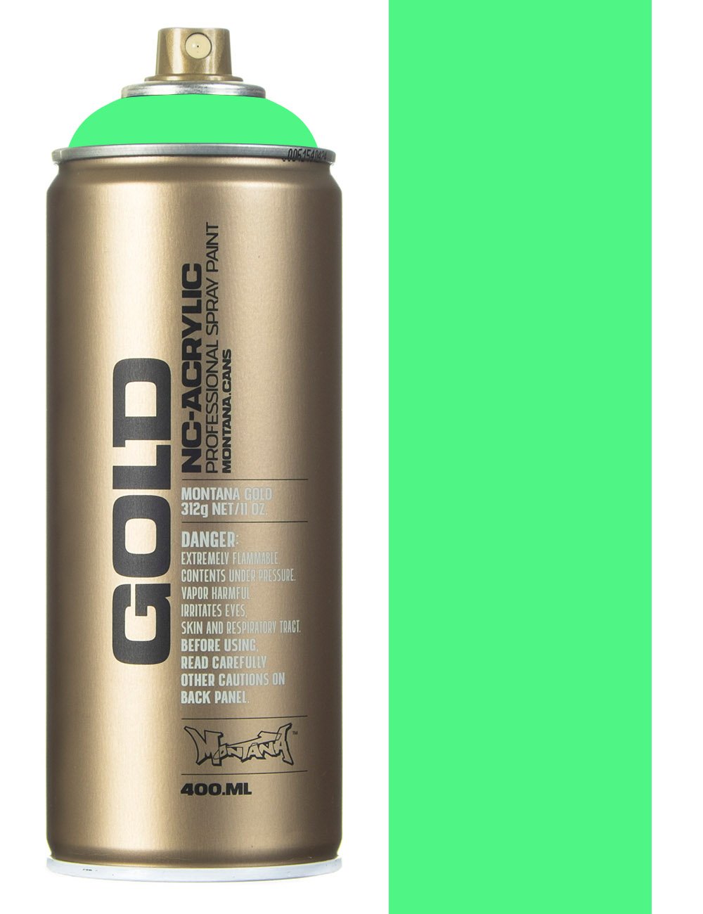 Spray Paint 400ml - Flourescent Acid Green F6000