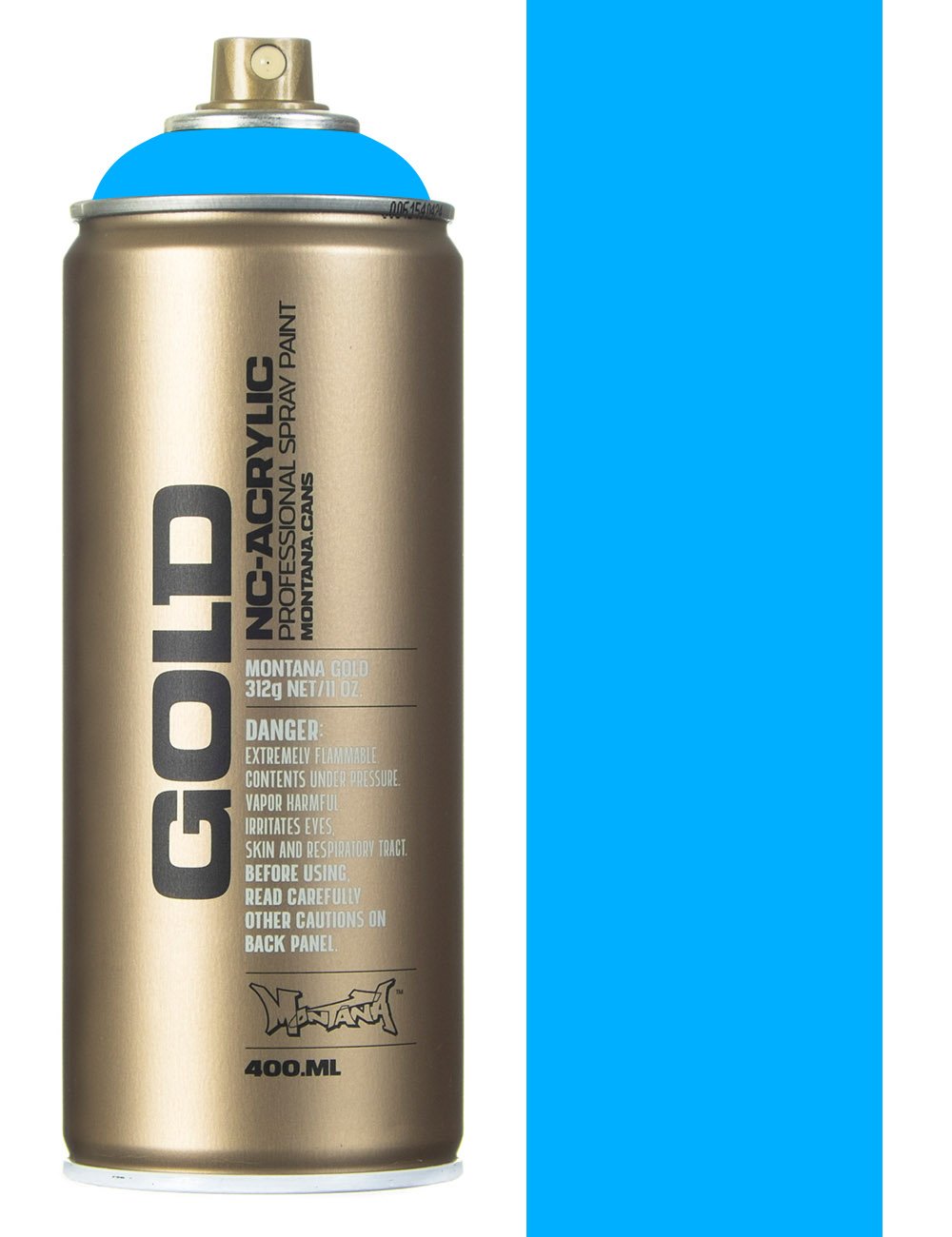 Spray Paint 400ml - Flourescent Flame Blue F5000