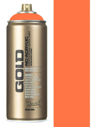 Montana Gold Spray Paint 400ml - Flourescant Power Orange F2000