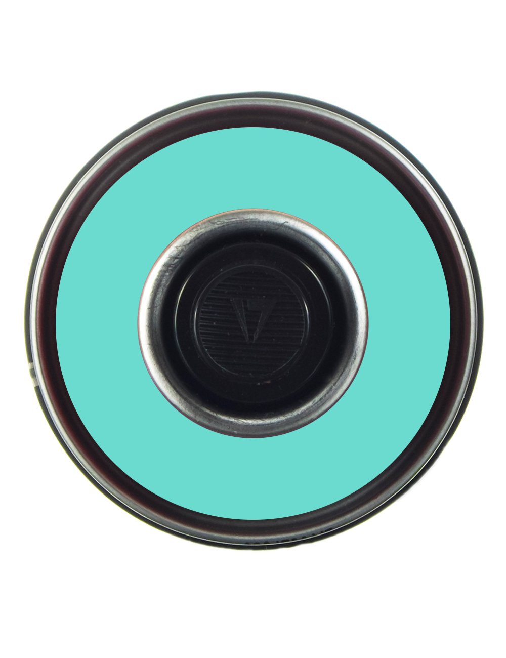 Spray paint can lid and nozzle top, black finish