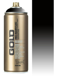Montana Gold Spray Paint 400ml - Transparent Black T9000