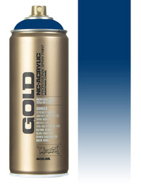 Montana Gold Spray Paint 400ml - Transparent Ultramarine T5080
