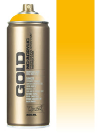 Montana Gold Spray Paint 400ml - Transparent Yellow Cab T1220