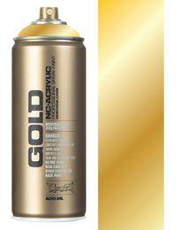 Montana Gold Spray Paint 400ml - Gold Chrome M3000