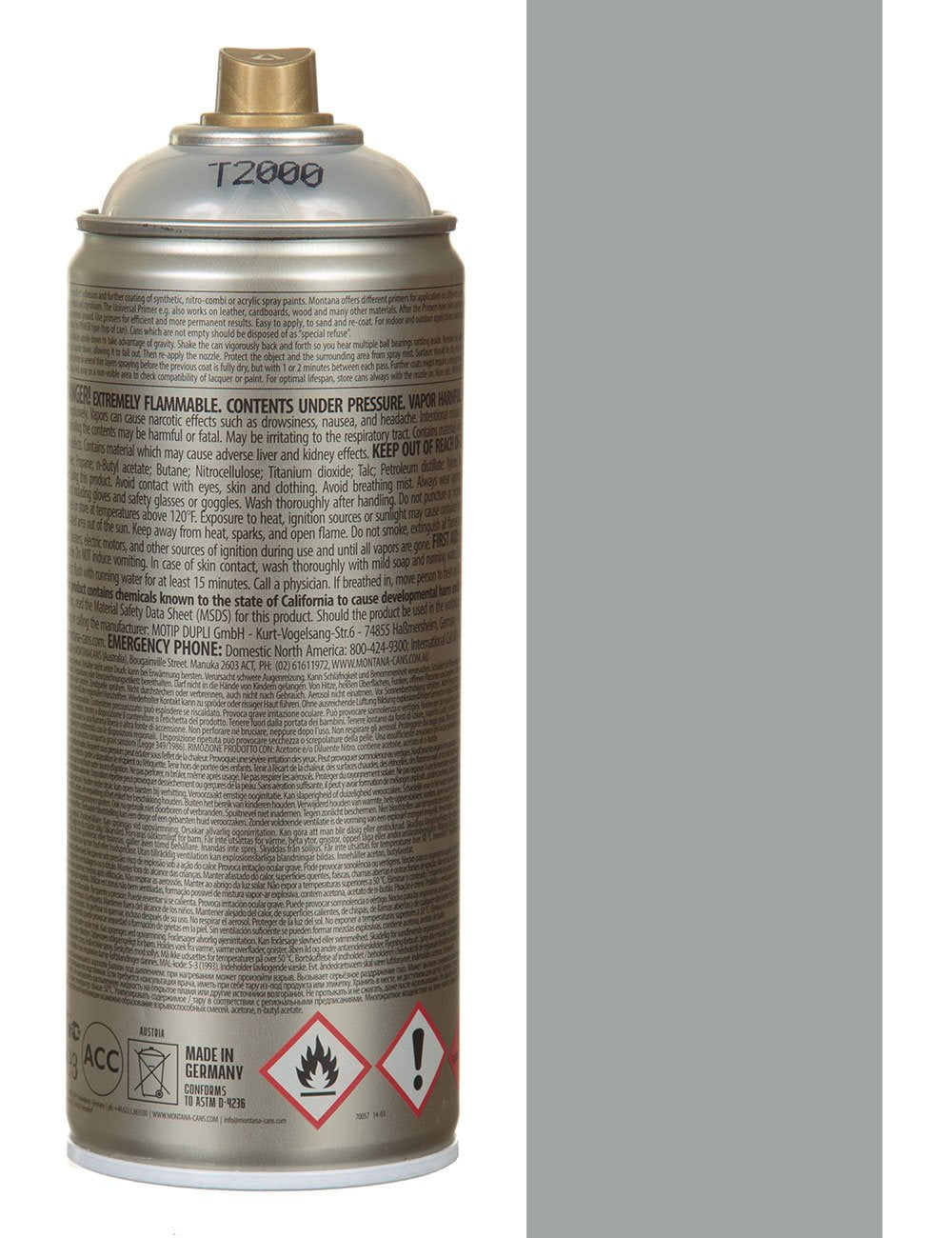 Primer Spray Paint 400ml - Plastic Primer T2000