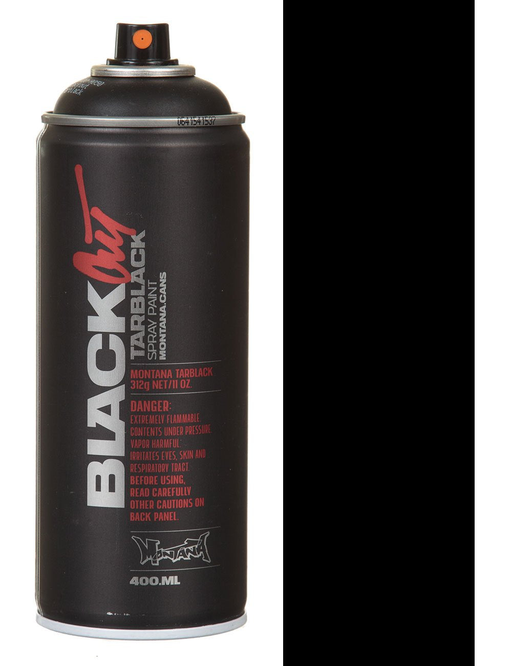 Tarblack BLK9050 400 ml spray paint can, black with front label