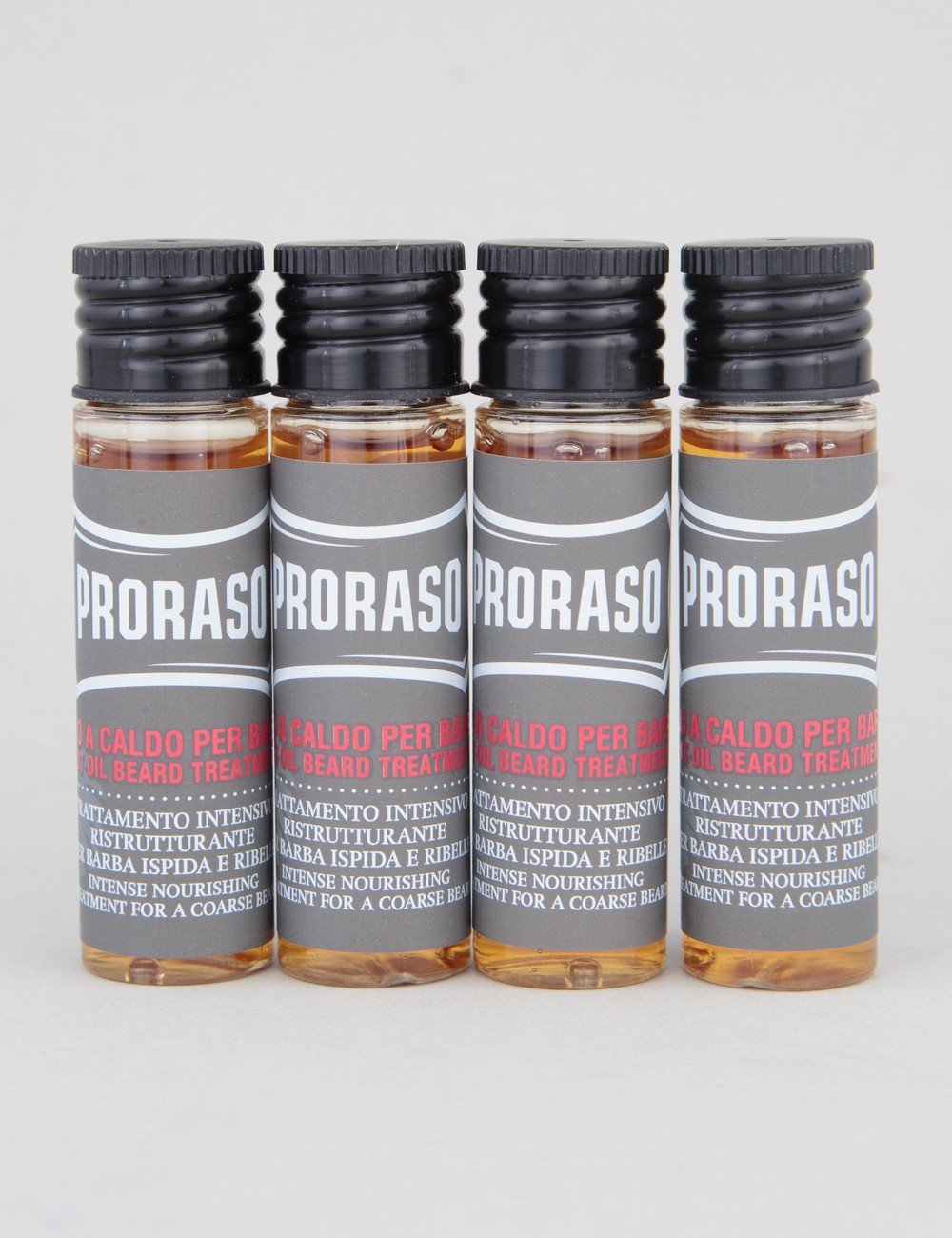 Hot Oil Beard Treatment (4x17ml) - Wood & Spice