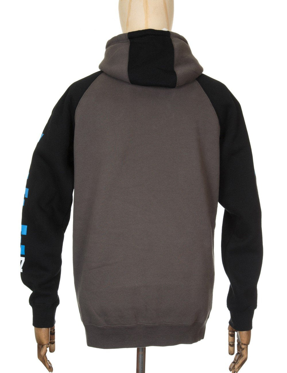 Climber Hooded Sweat - Charcoal/White
