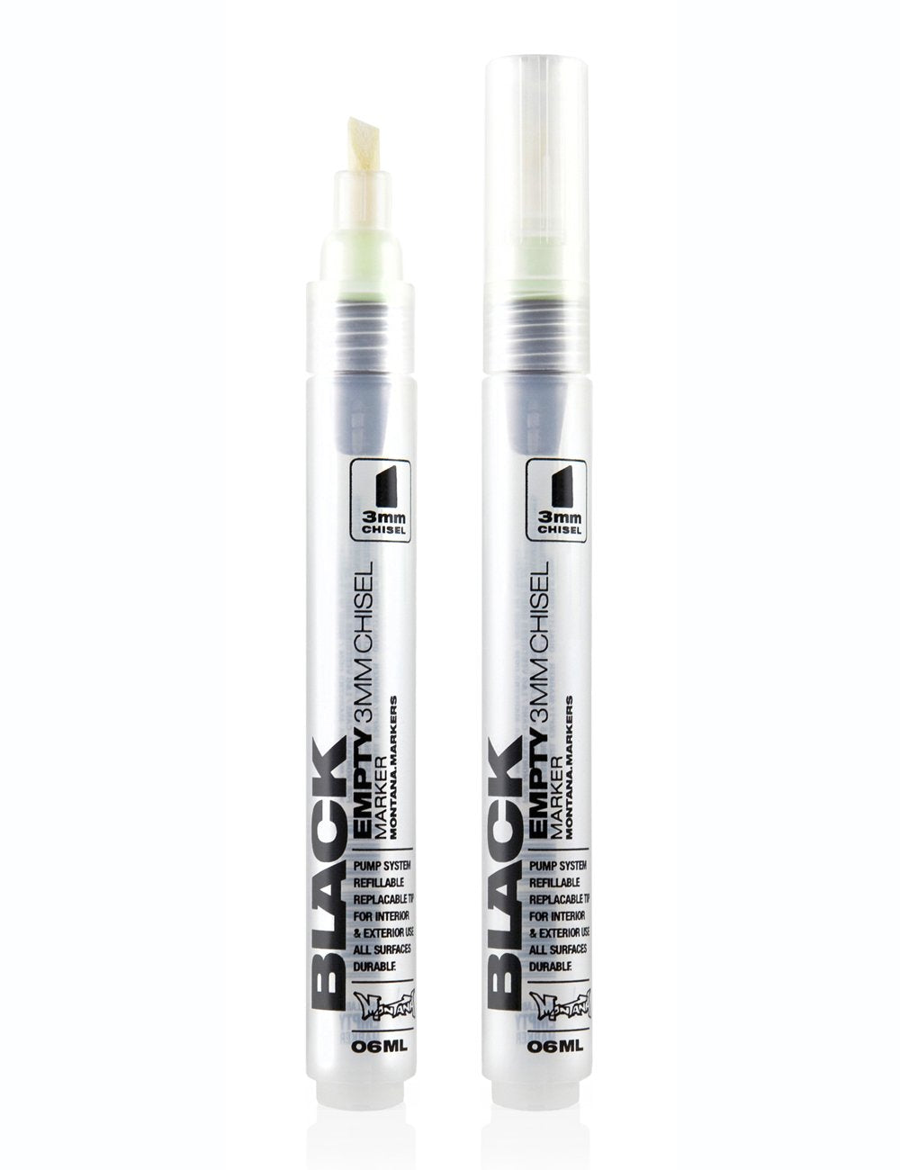 Empty Marker Pen 3mm Chisel Tip