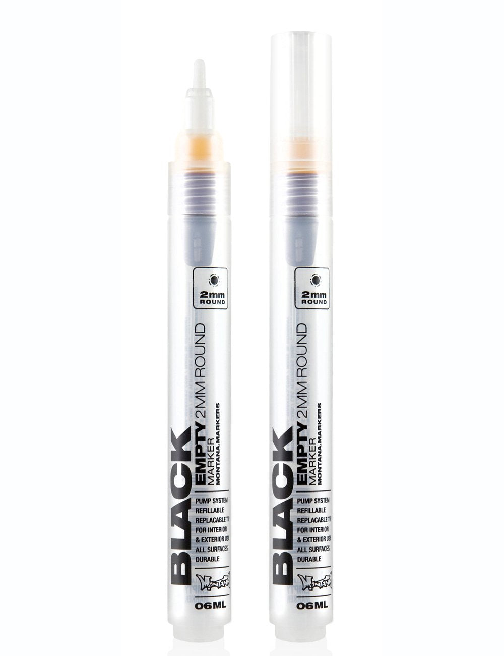 Empty Marker Pen 2mm Round Tip