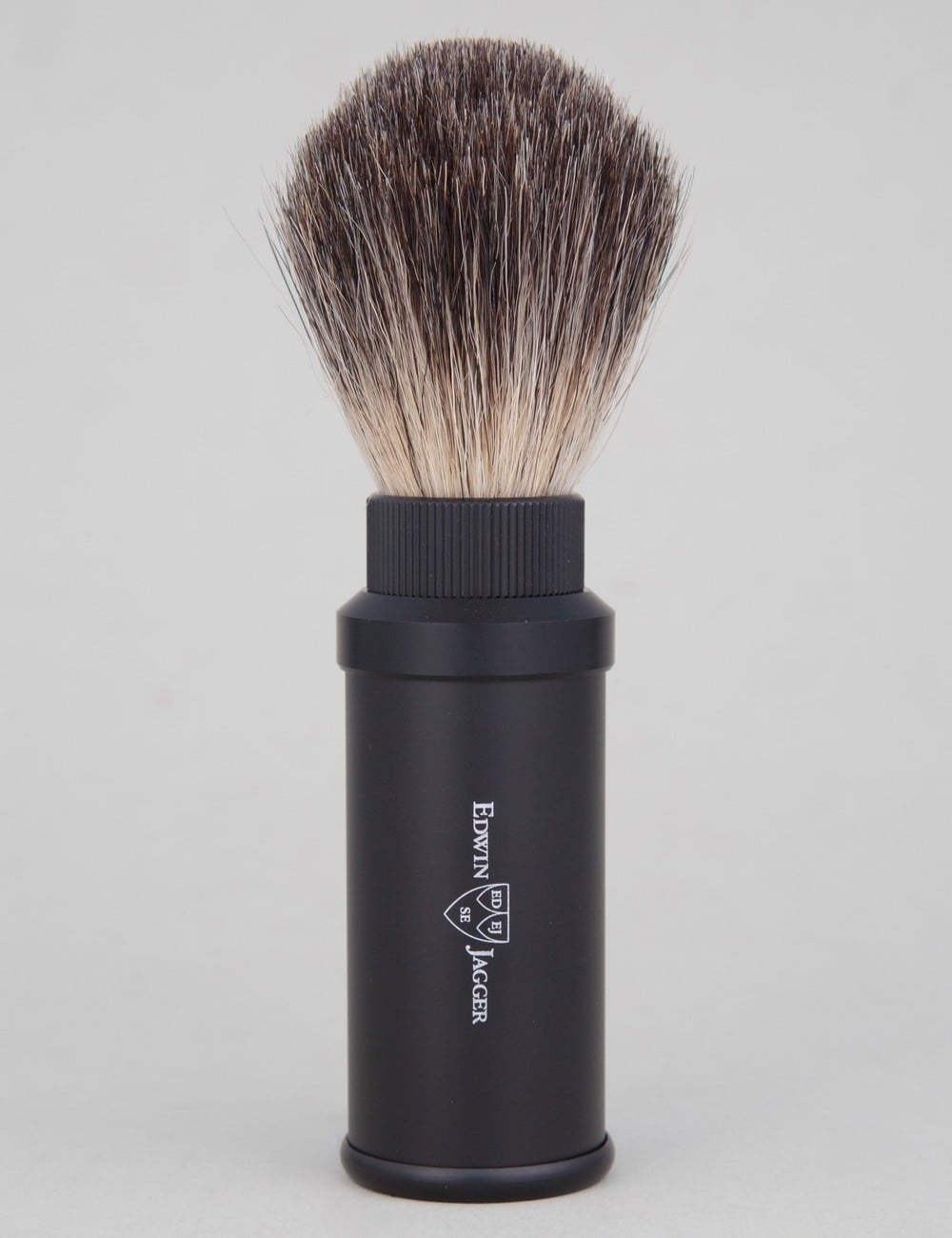Travel Shaving Brush (Pure Badger) - Black