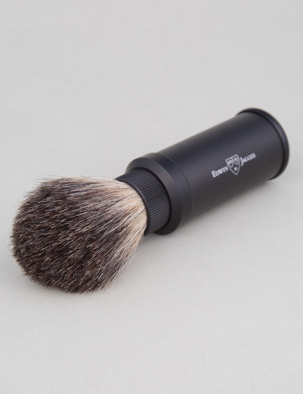 Travel Shaving Brush (Pure Badger) - Black