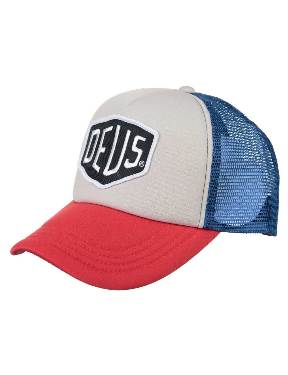 Baylands Trucker Mesh Hat - Blue/Red
