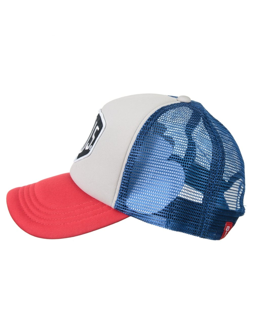 Baylands Trucker Mesh Hat - Blue/Red