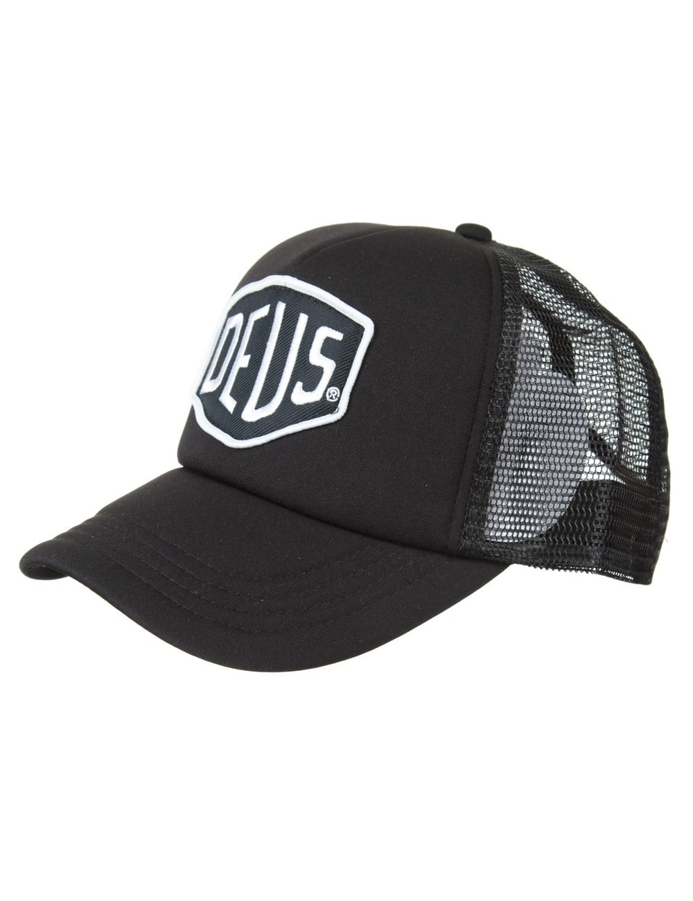 Baylands Trucker Mesh Hat - Black/White