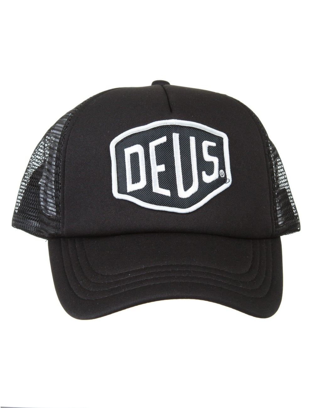 Baylands Trucker Mesh Hat - Black/White
