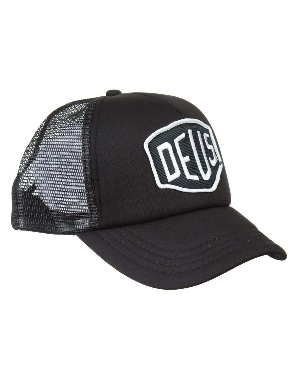 Baylands Trucker Mesh Hat - Black/White