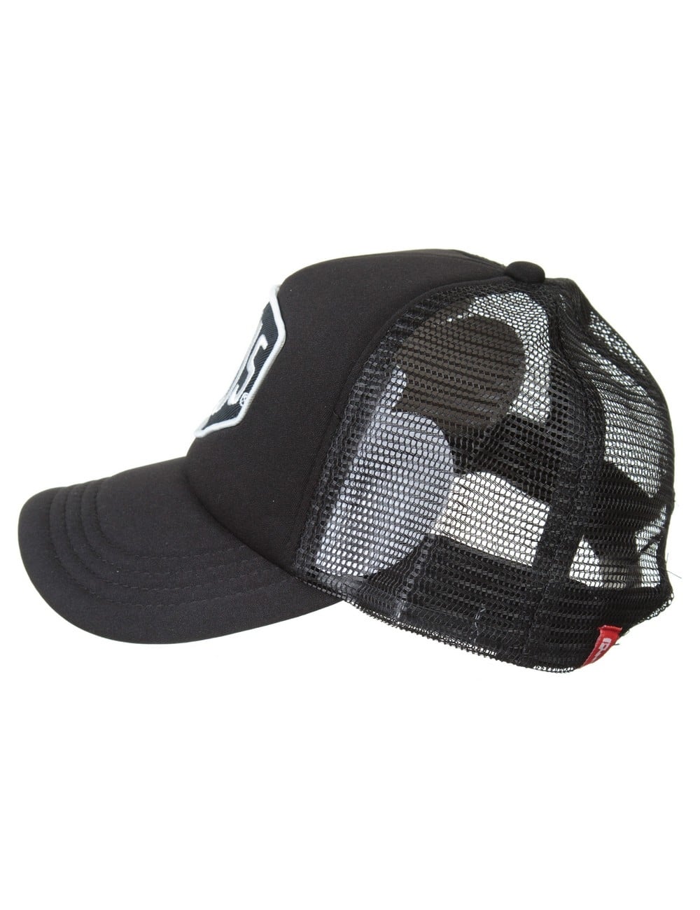 Baylands Trucker Mesh Hat - Black/White