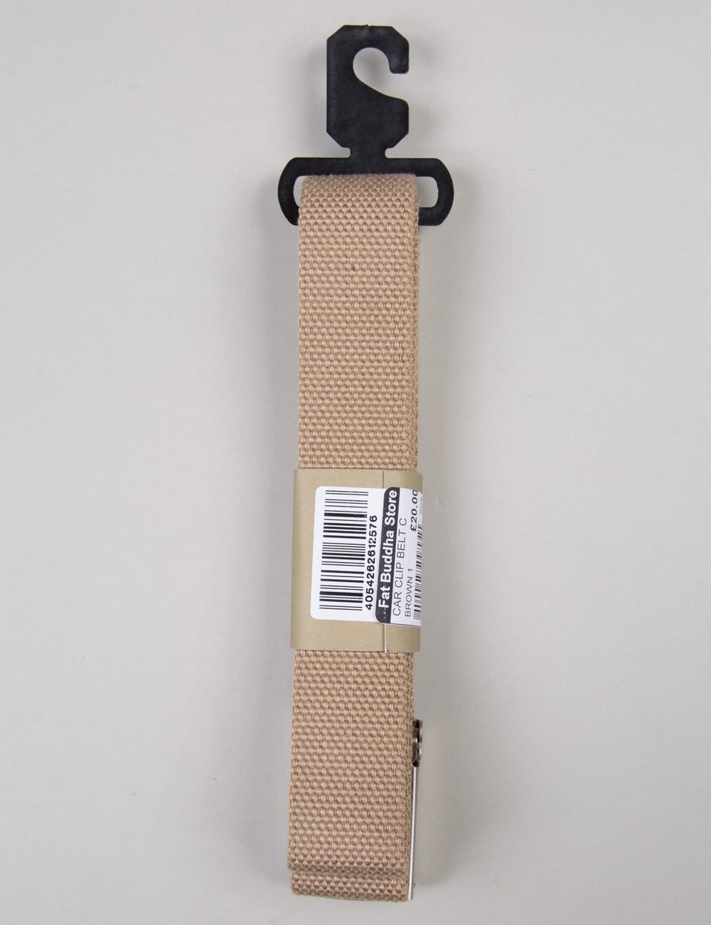 Clip Belt Chrome - Leather