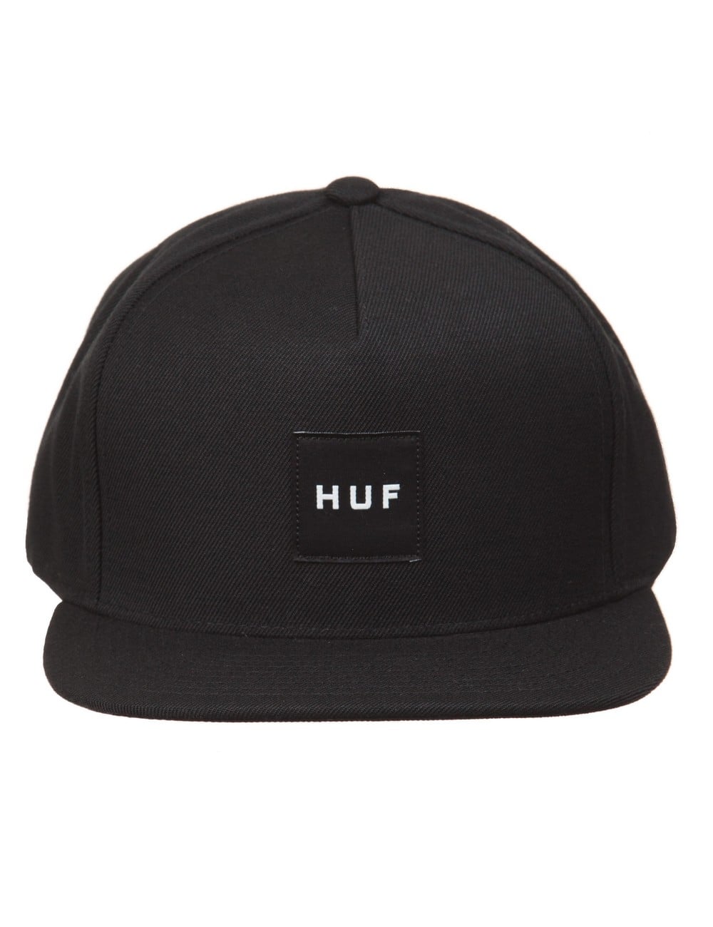 Box Logo Snapback Hat - Black