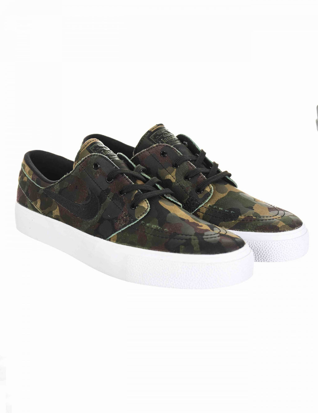 Stefan Janoski HT Shoes - White/Black (Camo Pack)