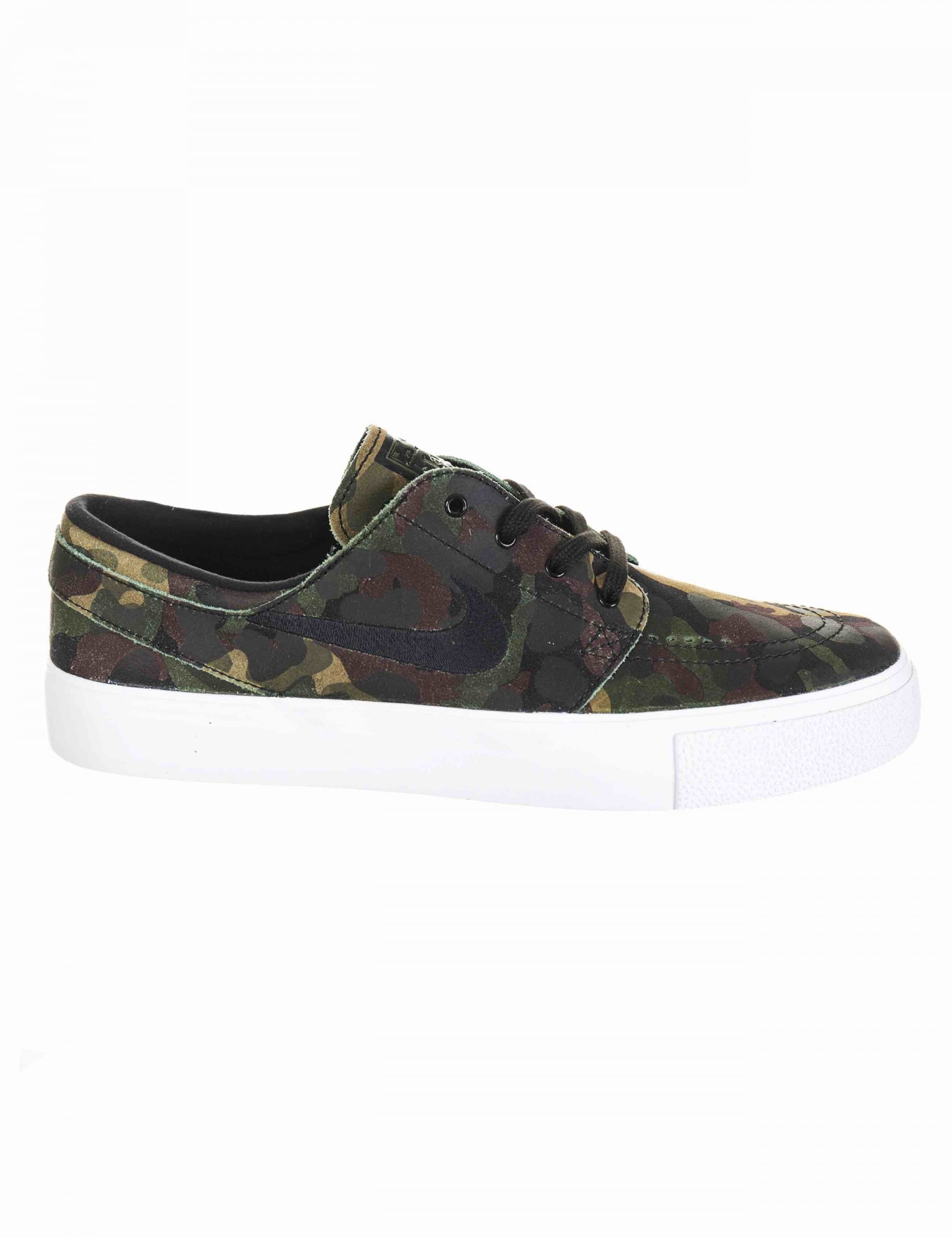 Stefan Janoski HT Shoes - White/Black (Camo Pack)