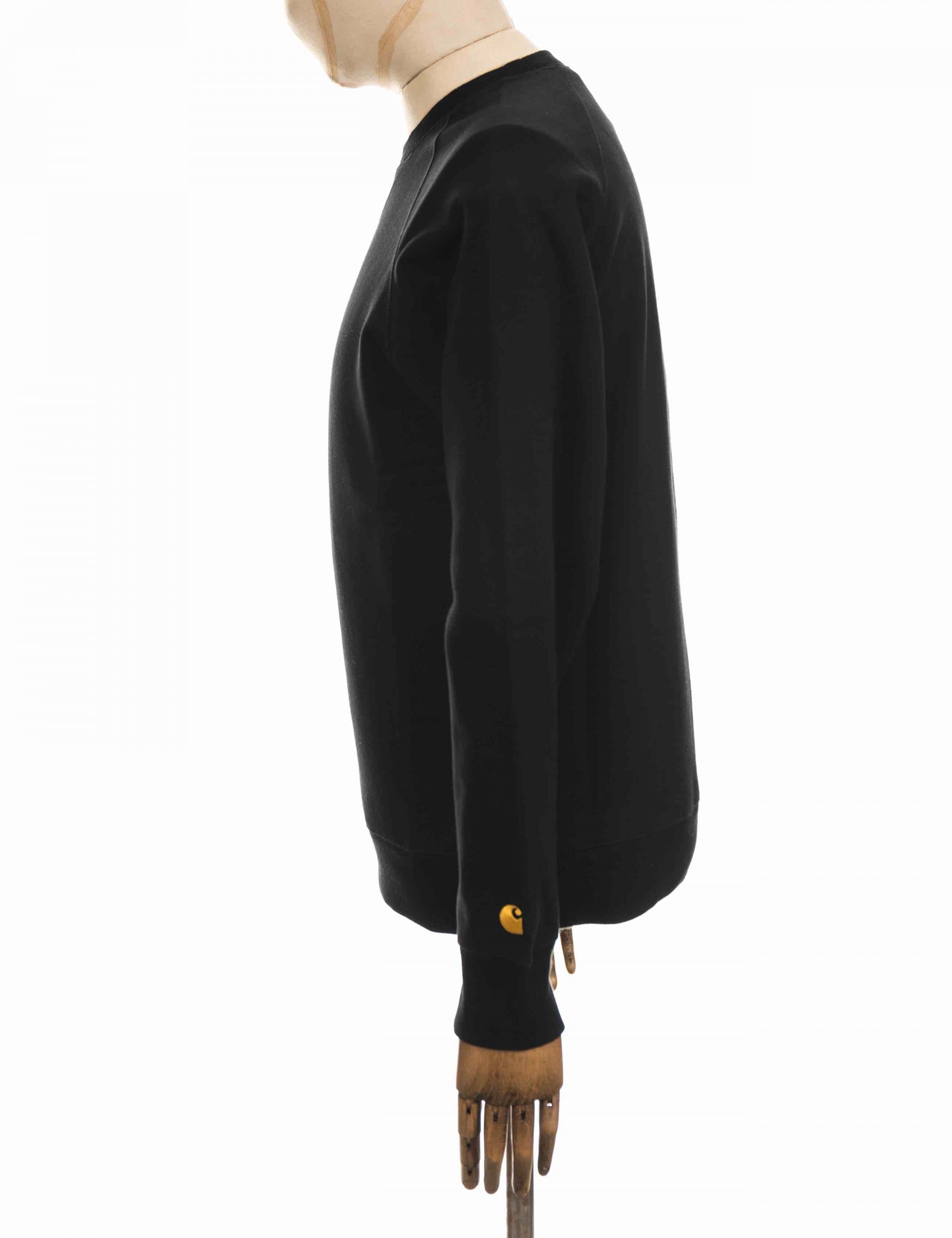 Carhartt WIP Chase Crew Sweat - Black/Gold