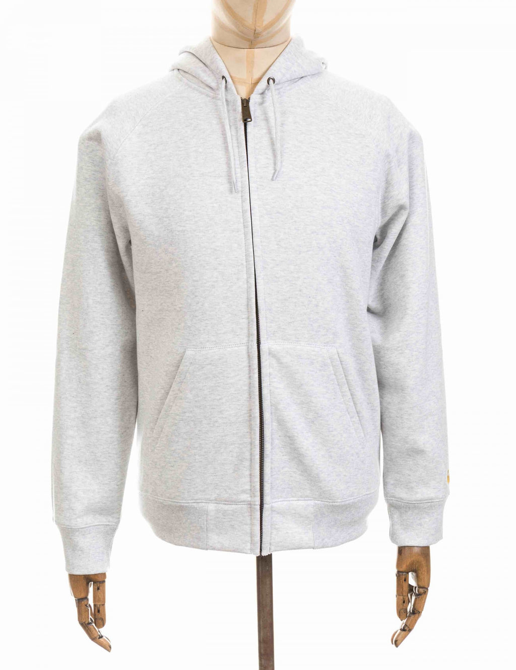 Chase Hooded Jacket - Ash Heather/Gold