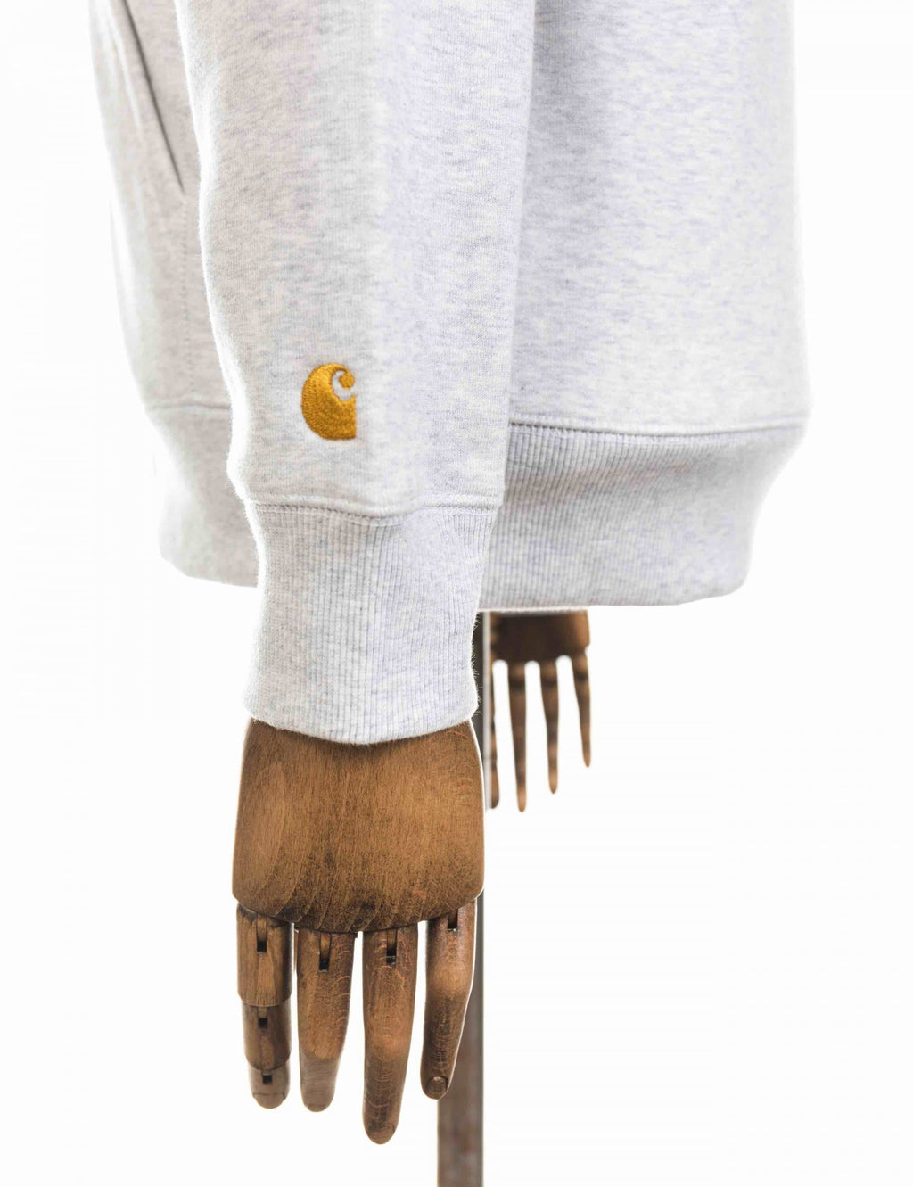 Chase Hooded Jacket - Ash Heather/Gold
