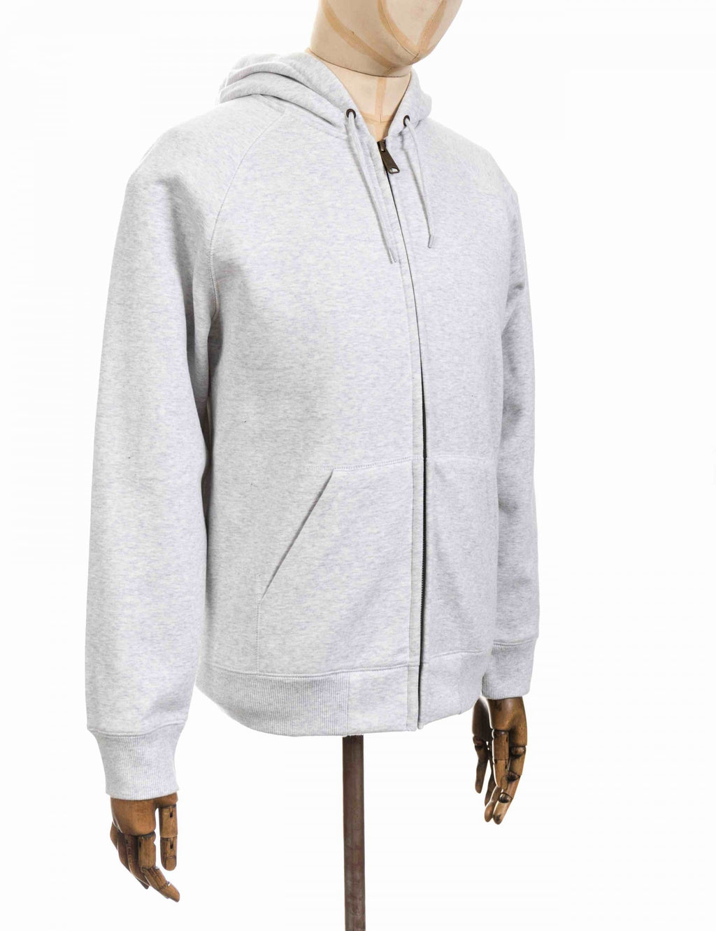 Chase Hooded Jacket - Ash Heather/Gold