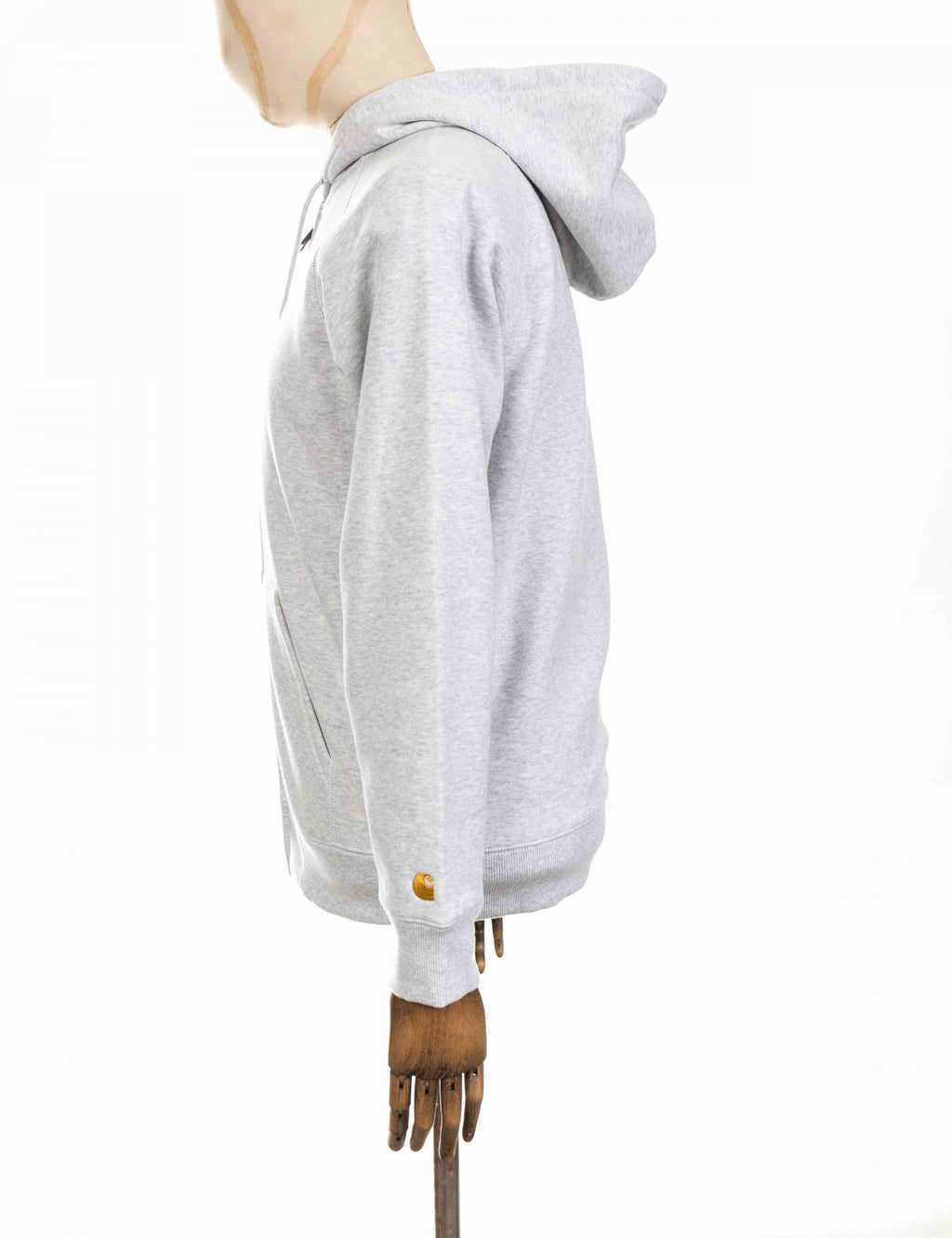 Chase Hooded Jacket - Ash Heather/Gold