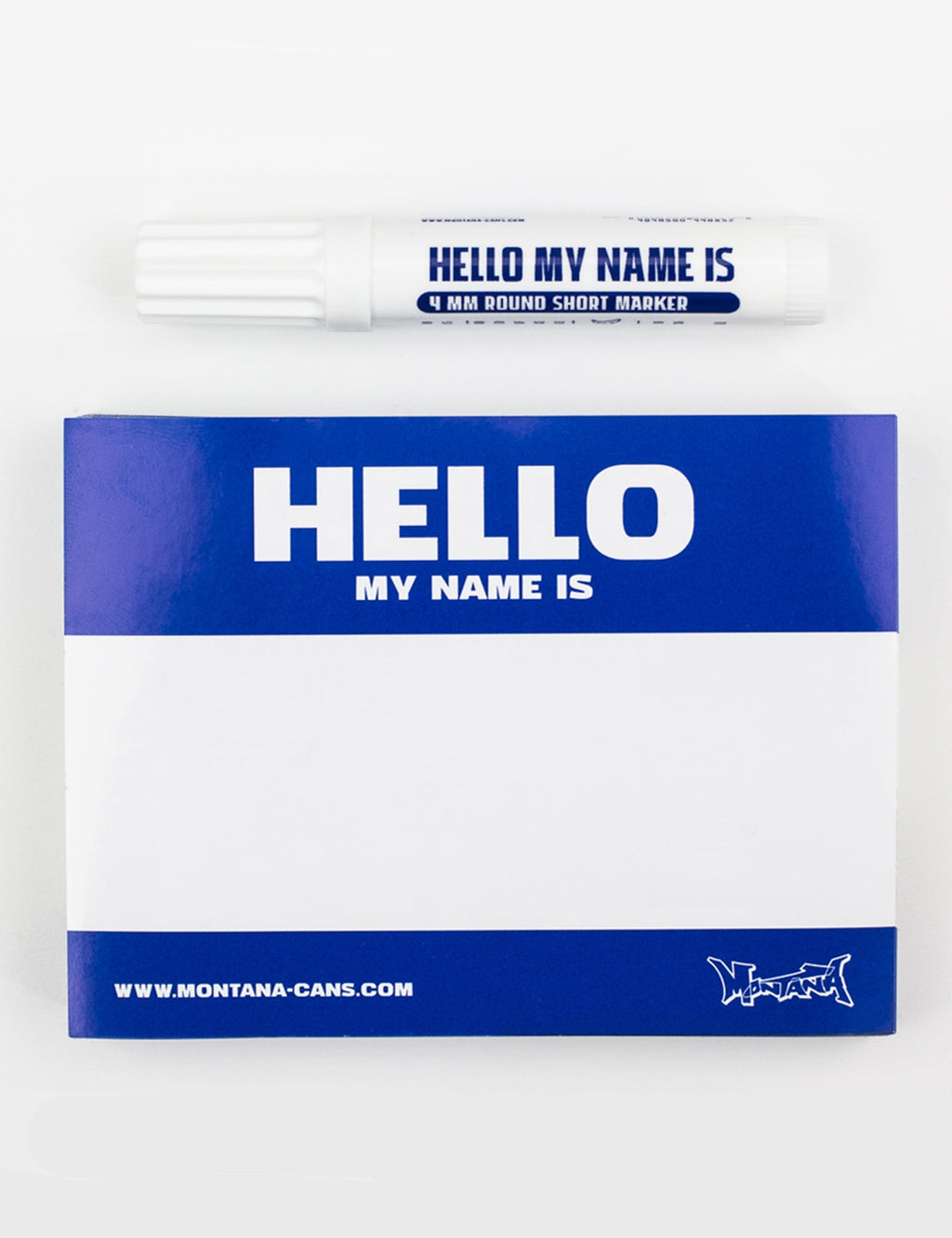 Hello my name is Sticker Pack - Blue