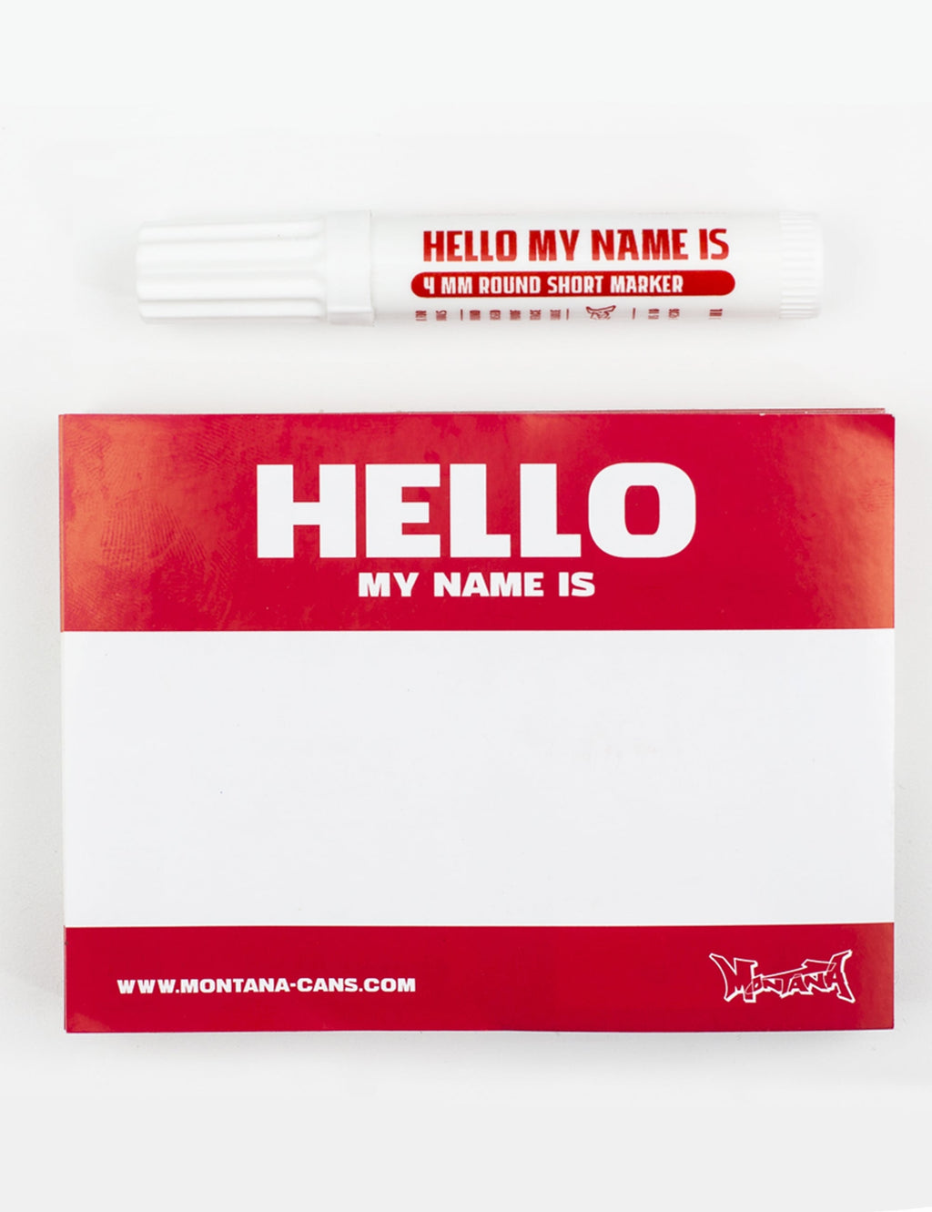 Hello my name is Sticker Pack - Red