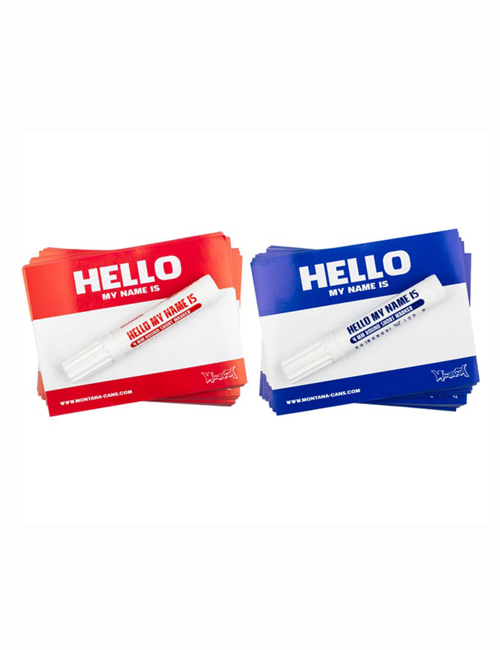 Hello my name is Sticker Pack - Red